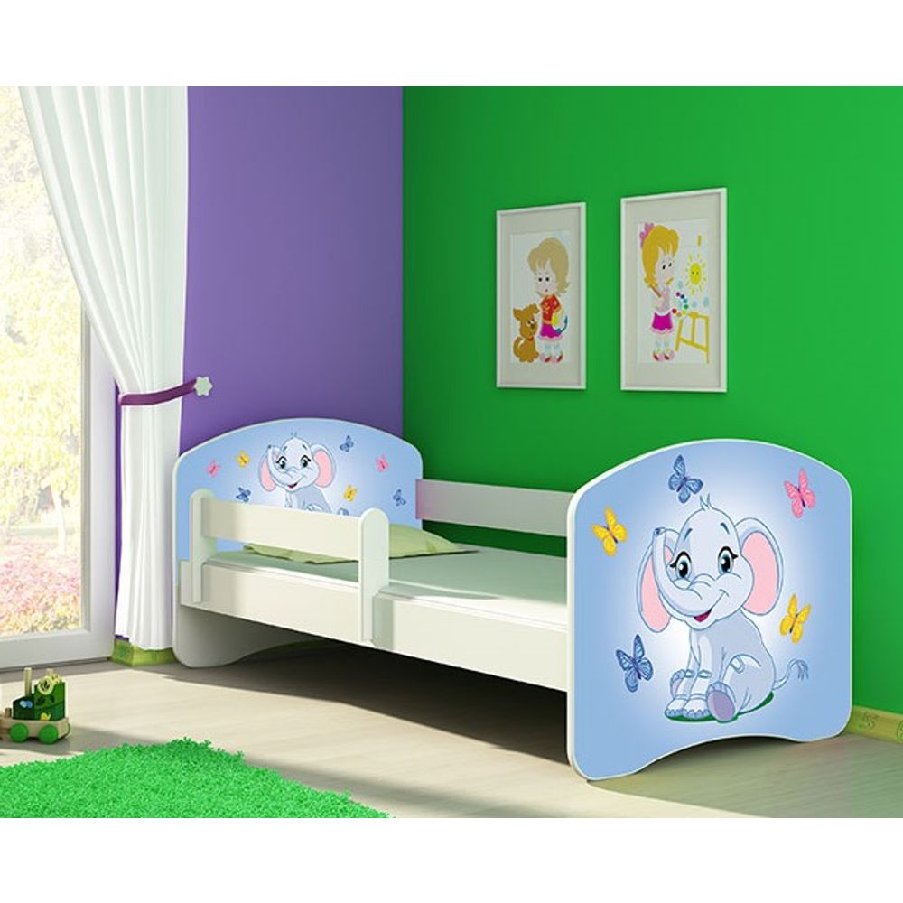 ACMA Dječiji krevet Acma II White - 160x80cm - Dezen 26 slika 1