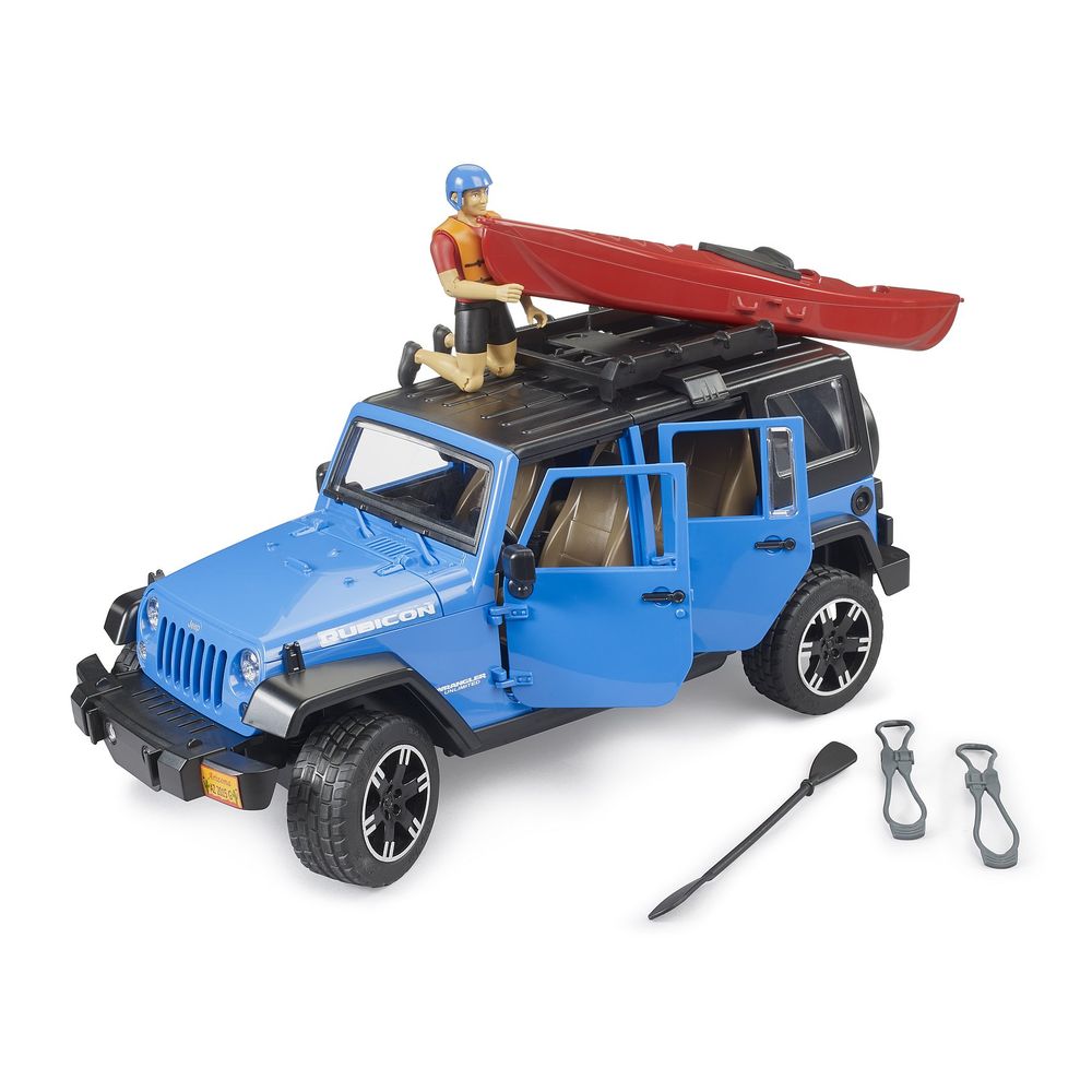 Bruder Jeep Wrangler Rubicon Unlimited 2529 sa kajakom i kajakašem slika 3