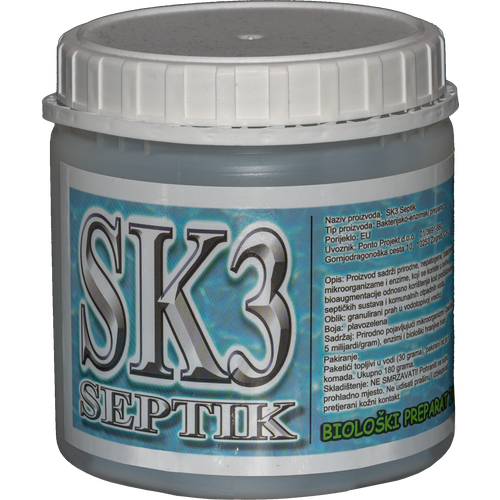 SK3 Septik 6x30g | Ekološko sredstvo za pročišćavanje septičkih jama slika 1