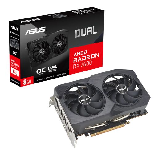 Asus DUAL-RX7600-O8G-V2 Grafička karta GDDR6 8GB 128bit slika 1