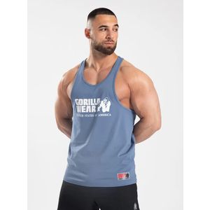 Gorilla Wear CLASSIC Majica bez rukava, Plavo/Siva