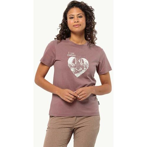 CAMPING LOVE T W T-shirt - ROZE slika 1