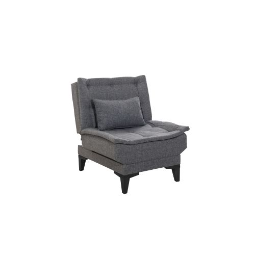 Atelier Del Sofa Santo-S-Dark Grey -94216 Tamnosiva garnitura kauča na razvlačenje slika 6