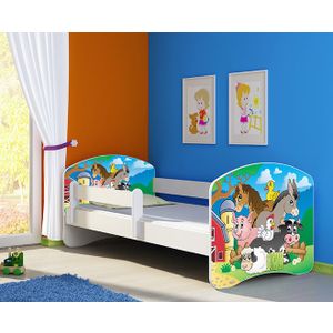ACMA Dječiji krevet Acma II White - 180x80cm - Dezen 34