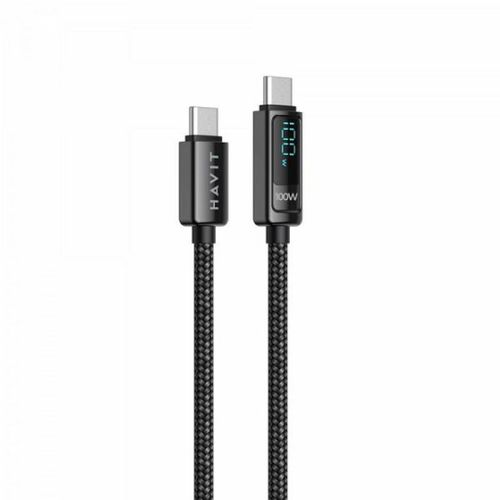 HAVIT USB-C na USB-C kabel s LCD zaslonom, 2M slika 3