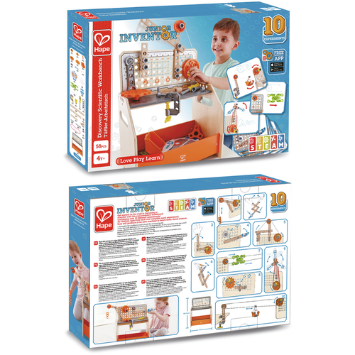 Hape Drvena radionica sa alatom Discovery Scientific Workbench E3028A slika 7