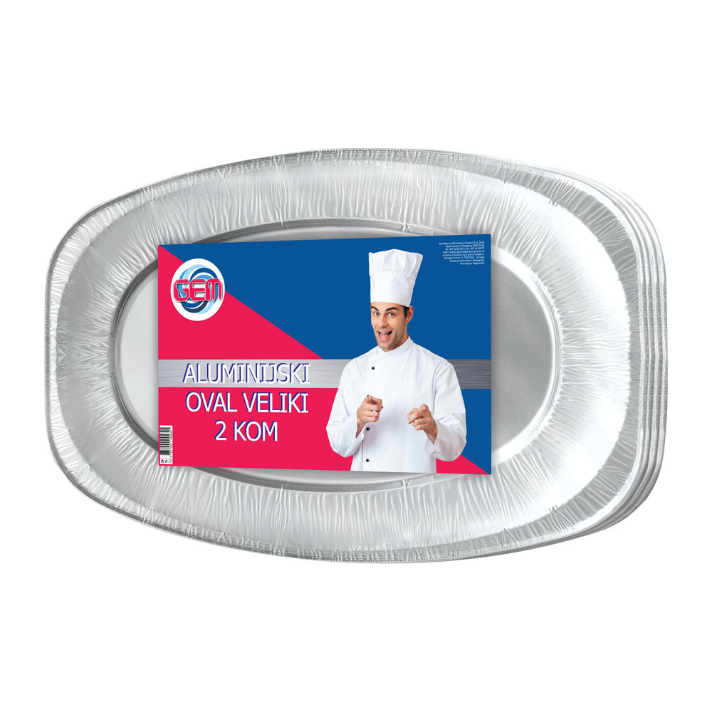 GEM aluminijski oval Veliki 2kom slika 1
