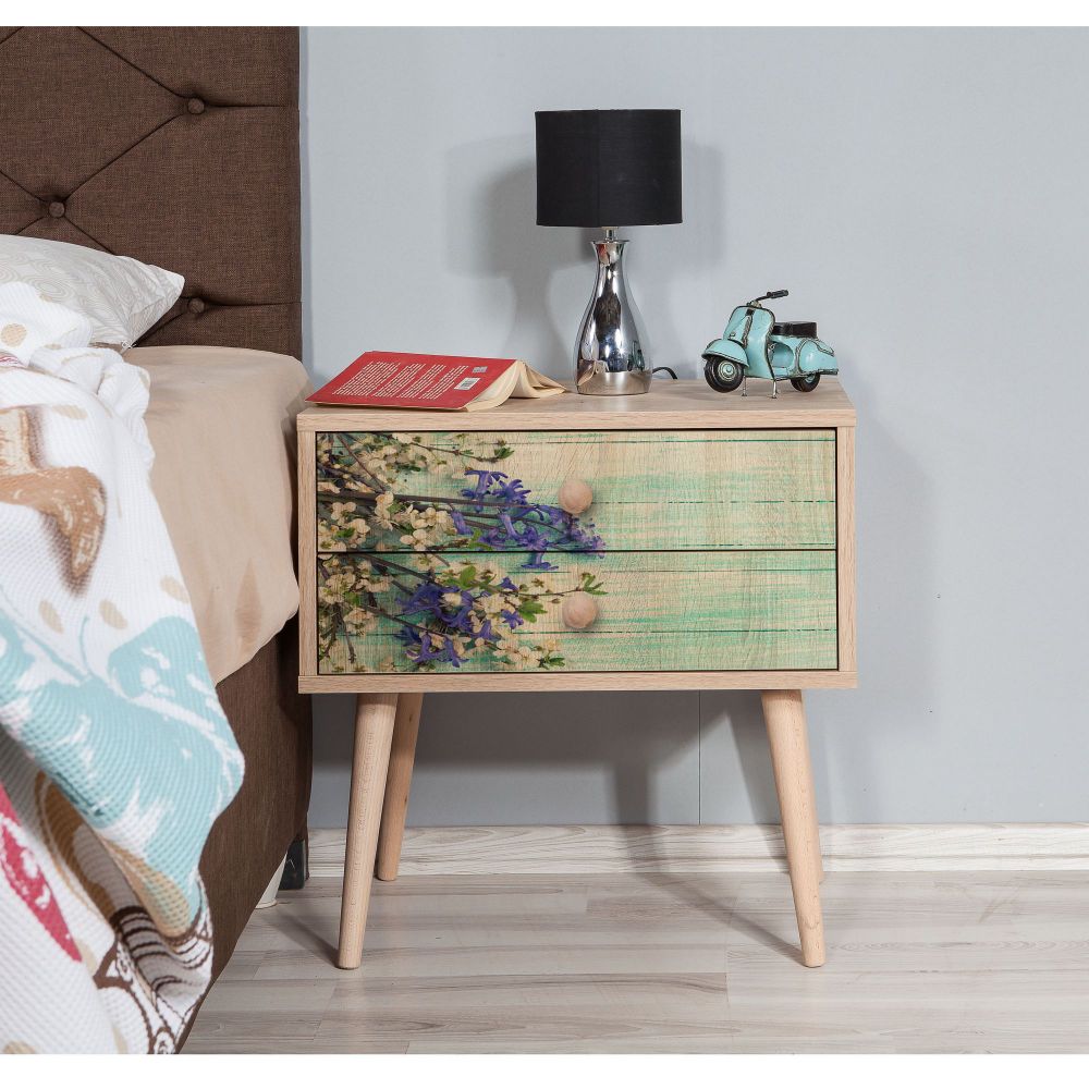 Noćni ormarić Two - 727 Sonoma Oak slika 2