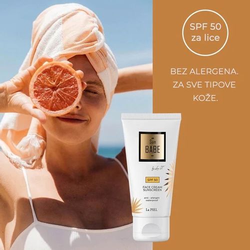 La PIEL Sun BABE krema za lice sa zaštitnim faktorom SPF 50 slika 4