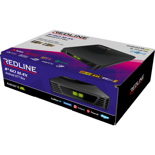 REDLINE Prijemnik IPTV@Android, 4K, 1 / 8 GB, USB, WiFi - IP-60 Max slika 2