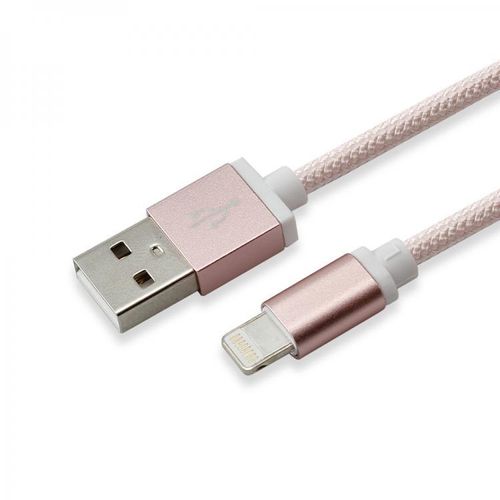 KABEL SBOX USB -> iPh.7 M/M 1,5M Blister Zlatno Roza slika 2