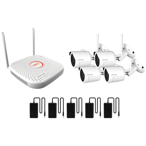 Amiko Home Set za video nadzor, 2 Mpixel, 4 x bullet cam., 9 ch, WiFi - WIFI KIT-4900 slika 1