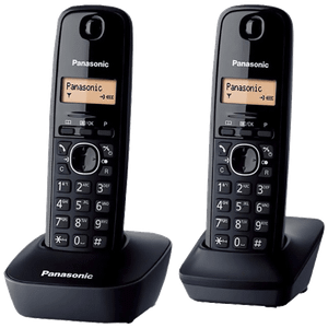 Panasonic Telefon bežični, sa dvije slušalice, 1.4" LCD display - KX-TGB612FXB