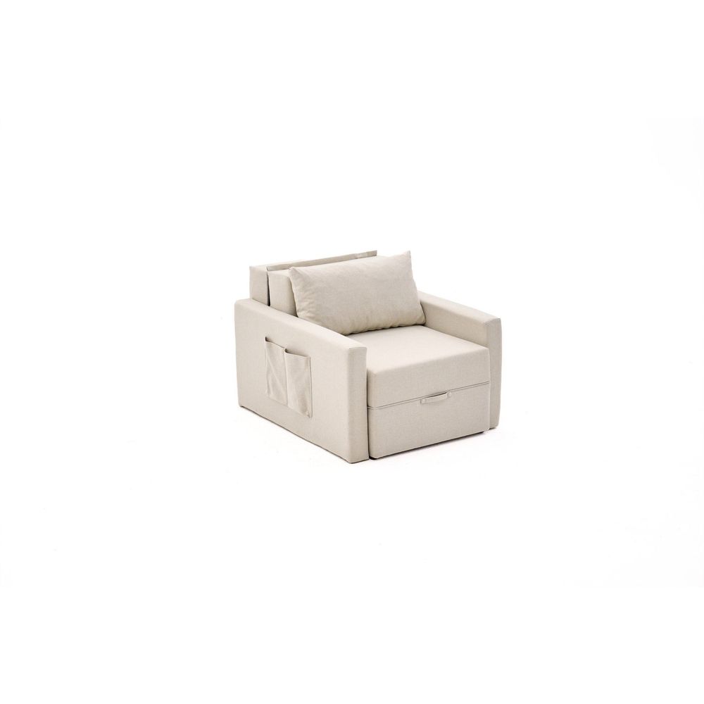 Jednosjed sofa na razvlačenje Saros - boja: krema slika 4