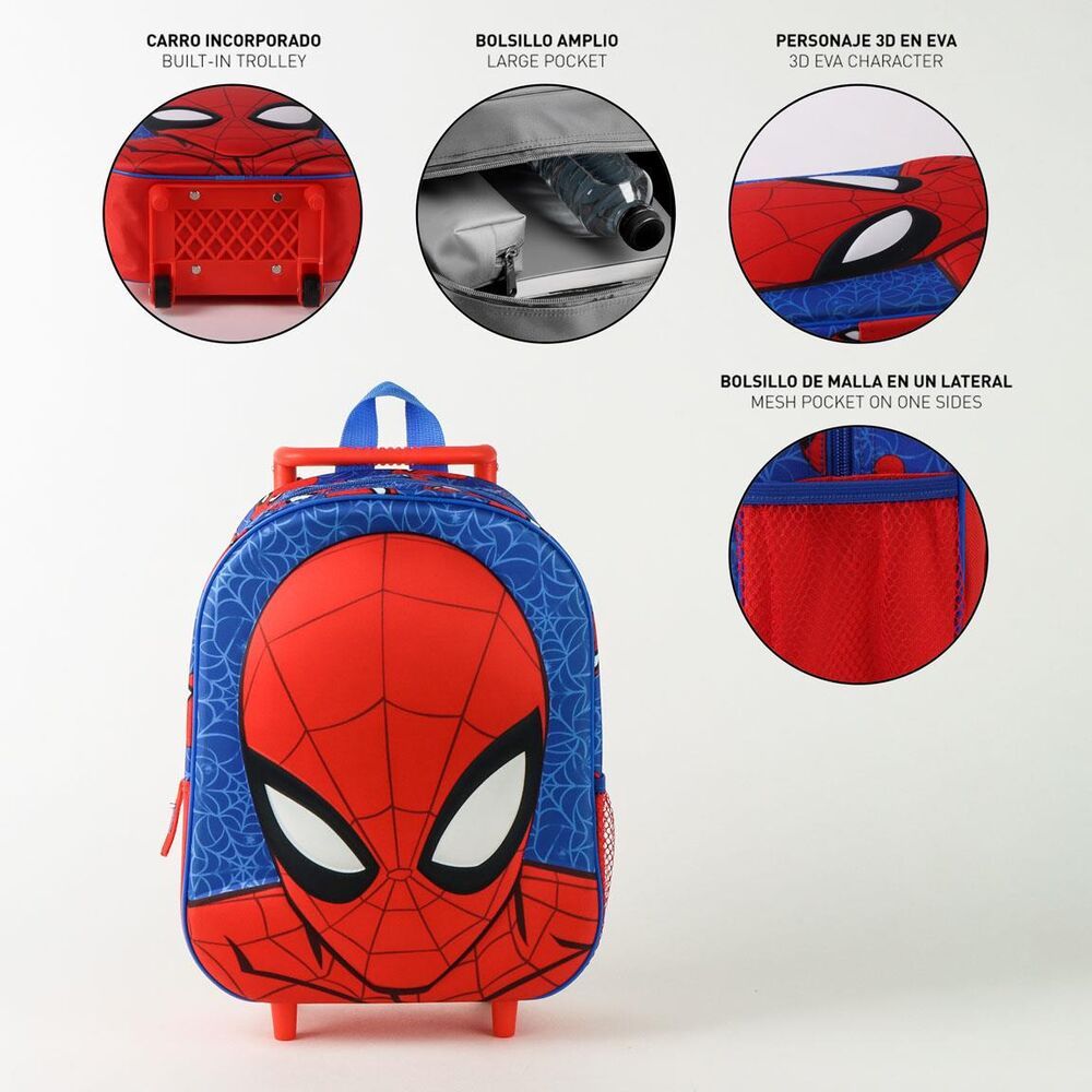 Trolley 3D Spiderman Marvel 30 cm slika 11