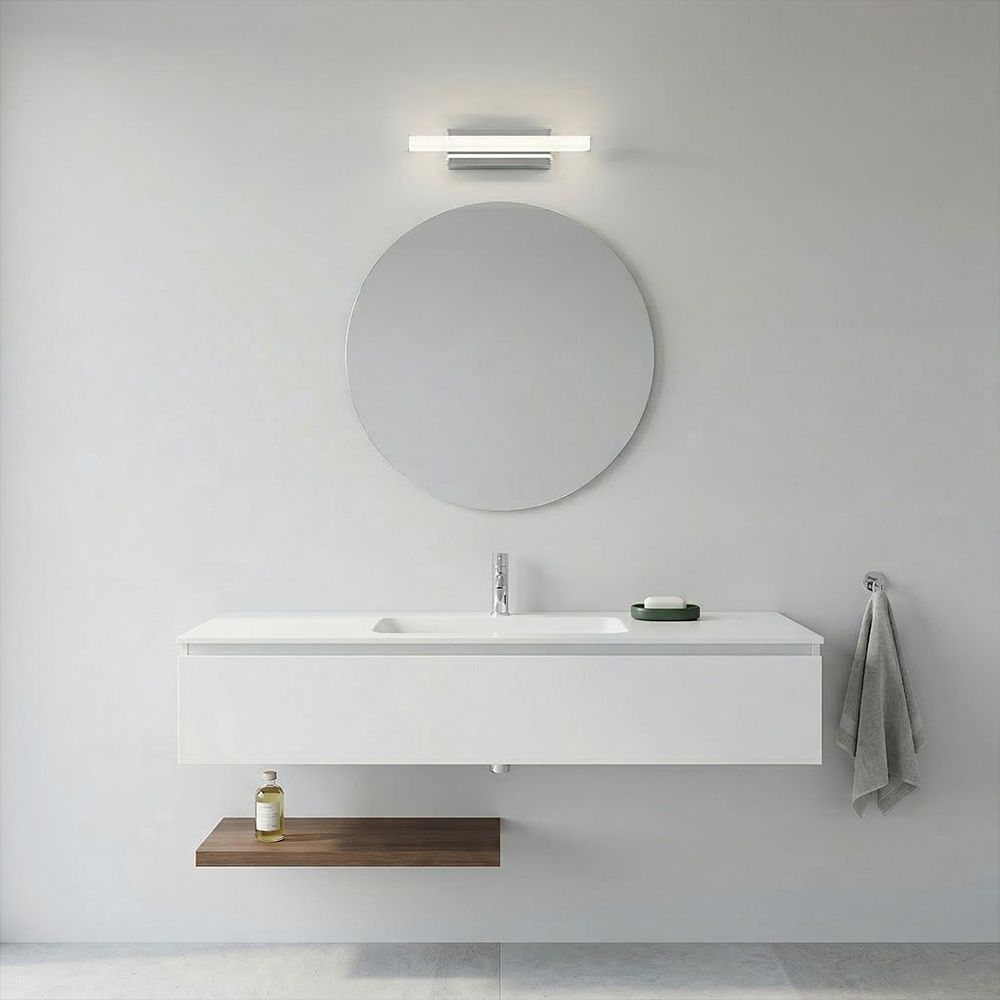 Zidni svijećnjak LED 42 cm APP1845-1W chrom slika 5