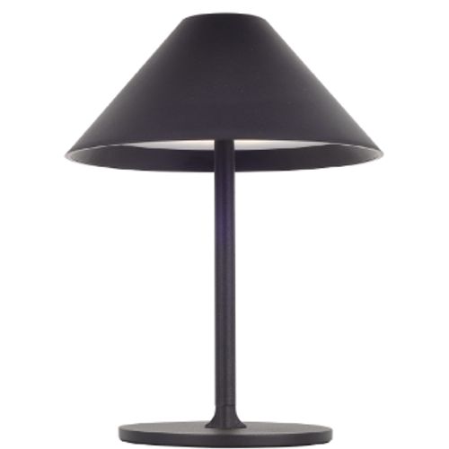 Liberty lampa, mini aluminijska stolna svjetiljka s crnom baterijom od 3W slika 1