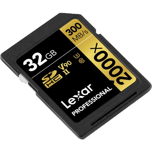 Lexar SD 32GB 2000x SDHC UHS-II card, 300MB/s read 260MB/s write C10 V90 U3 slika 2