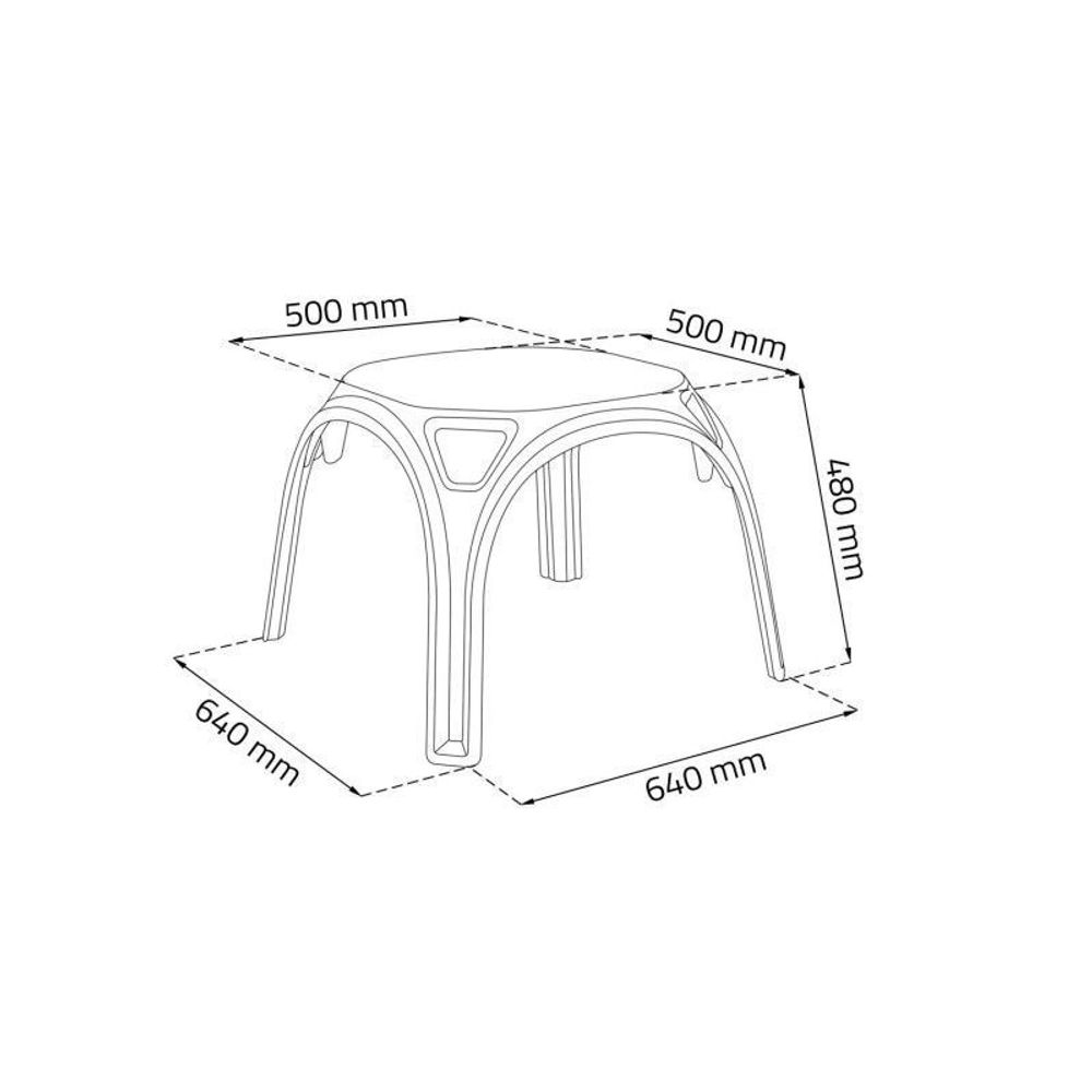 Keter stol za djecu 64 x 64 x 48 cm pink slika 5