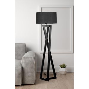 Podna lampa Maçka 8747-4 u crnoj boji