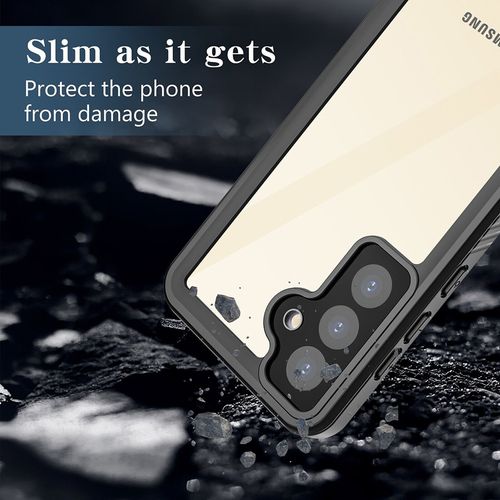 ShellBox – Vodootporna IP68 360° maska za Samsung Galaxy S24 Plus – Crna slika 4