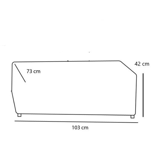 Atelier Del Sofa Tabure, Linden - Light Grey slika 5