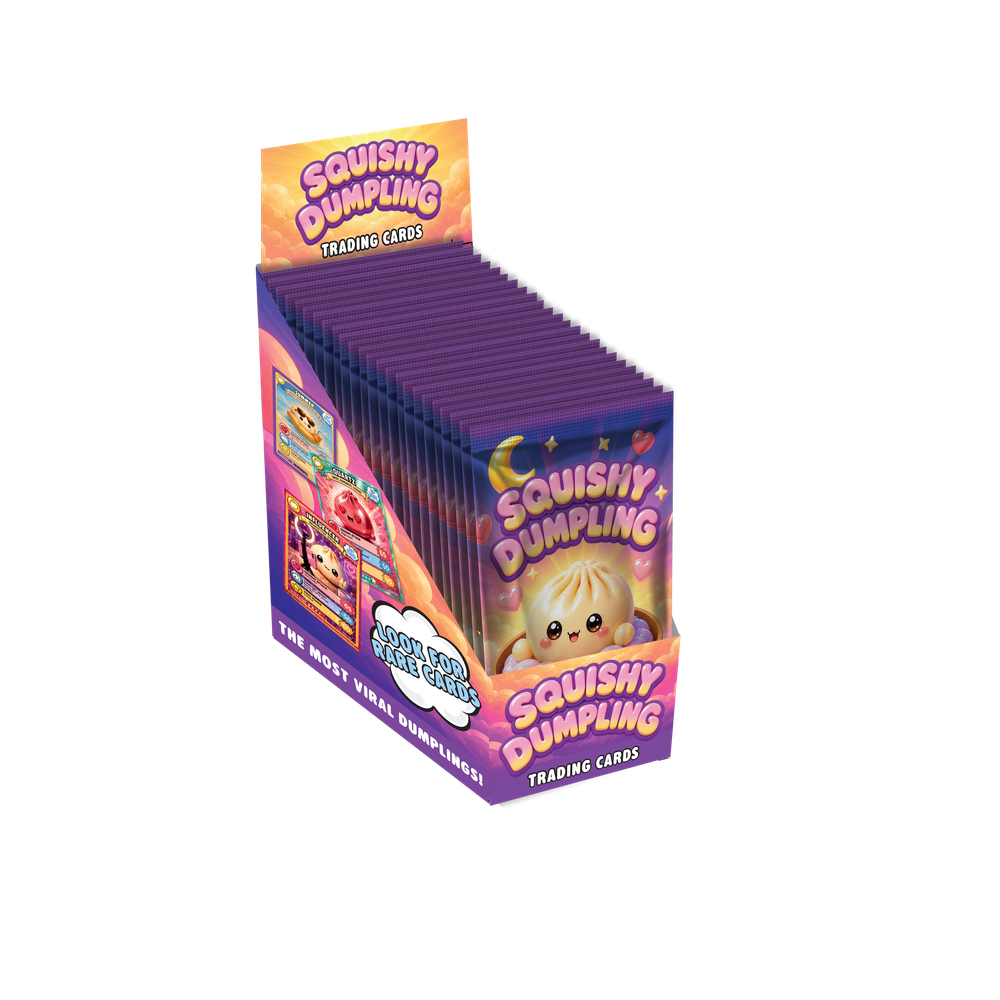 Squishy Dumpling trading card - 5 paketića kartica slika 2