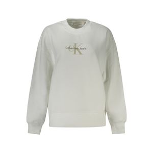 CALVIN KLEIN SWEATSHIRT WITHOUT ZIP WOMEN WHITE