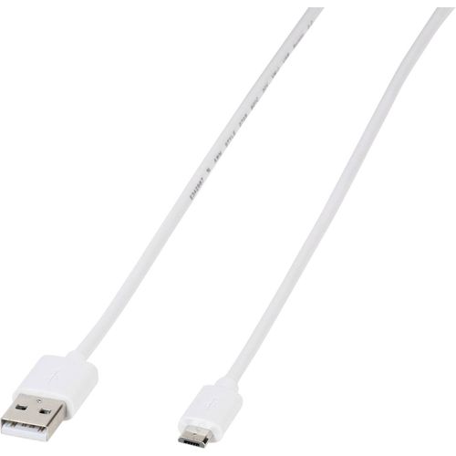 Vivanco USB kabel USB 2.0 USB-A utikač, USB-Micro-B utikač 1.00 m bijela  39451 slika 4