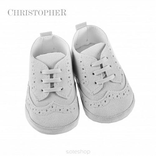 Christopher Baby Club cipelice za dječake svijetlo sive slika 1