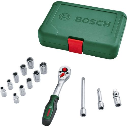 Bosch Set adaptera za nasadni ključ u koferu 14-delni, 1600A02BY0 slika 1