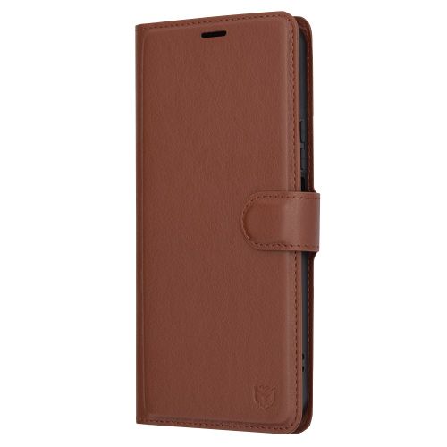 Techsuit – Leather Folio preklopna wallet maska za Honor 90 Lite – smeđa slika 4