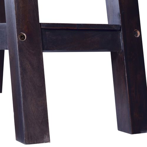 Konzolni stol boja crne kave 90 x 30 x 75 cm od drva mahagonija slika 33