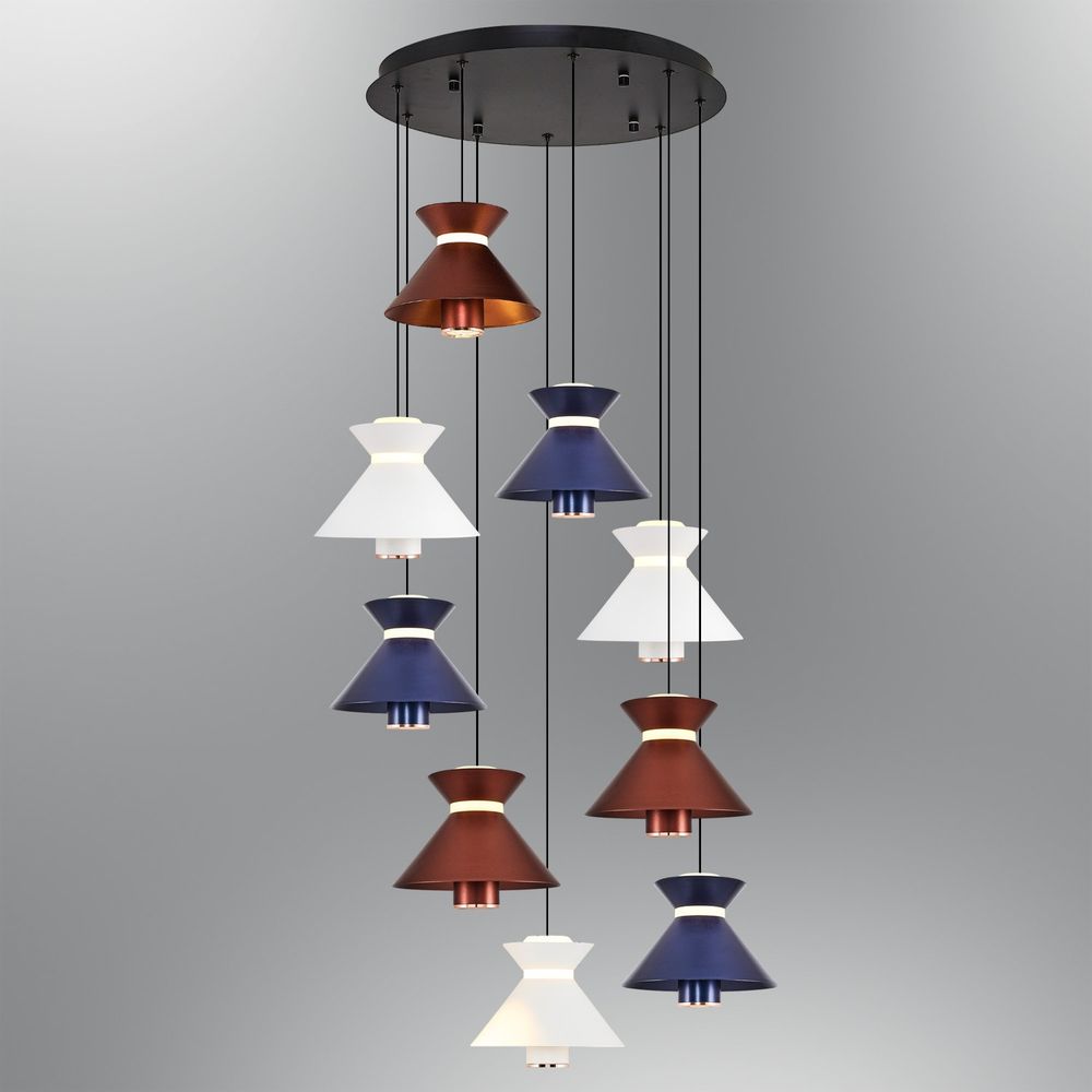 Luster 2803-9A-28 – boje: ružičasta zlatna slika 1