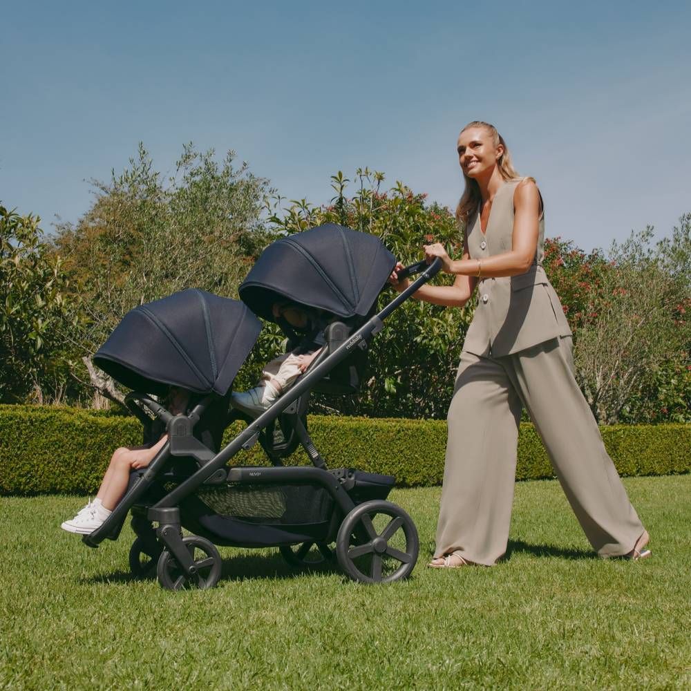 REDSBABY NUVO 2 Twin dječja kolica za blizance 2u1, Sage slika 19