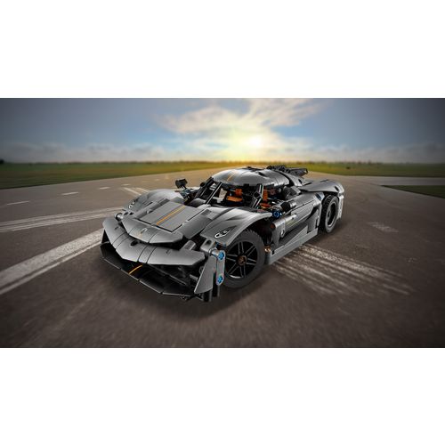 LEGO® TECHNIC™ 42173 Sivi hiperautomobil Koenigsegg Jesko Absolut slika 5