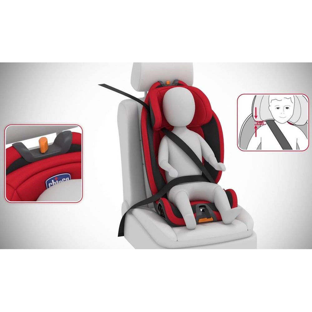 Chicco Autosjedalica Gro Up 123 9-36kg, Power Blue slika 5