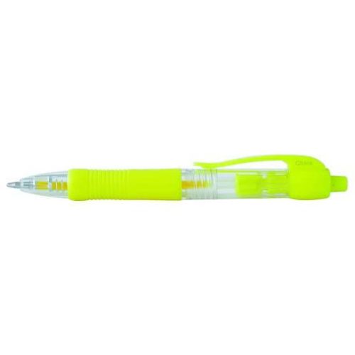 Kemijska olovka Uchida RB10m-f5 1.0 mm mini fluo žuta slika 2