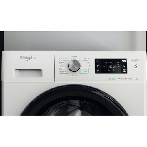 Whirlpool FFB 7458 BV EE Veš mašina, 7 kg, 1400 rpm, Inverter motor, Steam, 6th SENSE tehnologija, FreshCare+, Dubina 63 cm slika 5