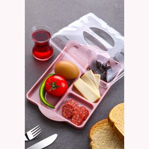 Hermia Concept Kutija za hranu, Ružičasta, Kapaklıkahvlt - Pink