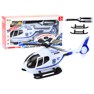 Zvukovi svjetala za vožnju policijskog helikoptera