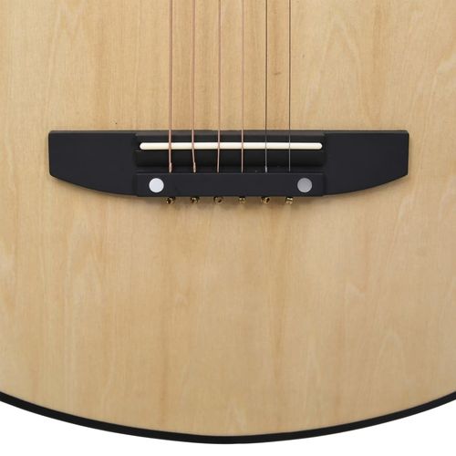 Akustična gitara Western s prorezom i 6 žica 38 " od drva lipe slika 19