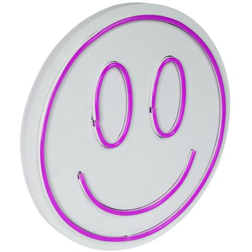 Wallity Ukrasna plastična LED rasvjeta, Smiley - Pink slika 4