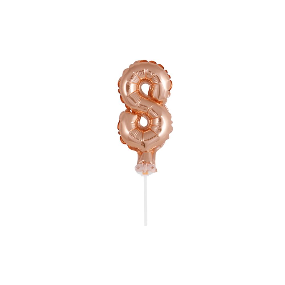 BC-5RZ8 Folijski balon 8 sa štapićem 13 cm slika 1