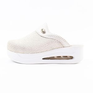 Dr. Mitra Air Max klompe, Šampanjac Bijele