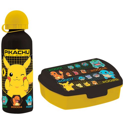 Pokemon Llunch box + aluminium bottle set 500ml slika 2