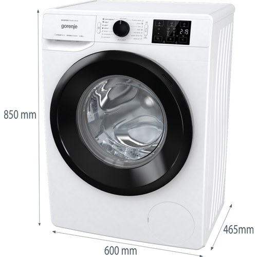 Gorenje WNEI84SCS Veš mašina 8 kg, 1400rpm, Inverter PowerDrive, Dubina 46.5 cm slika 2