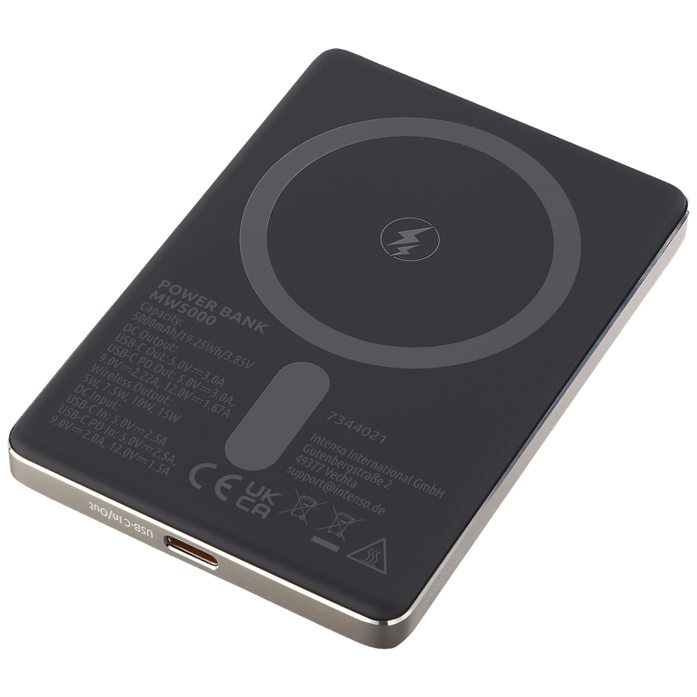 (Intenso) Prijenosni punjač POWERBANK MW5000 , MagSafe / 5000mAh / Champagne  slika 2