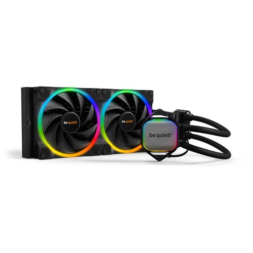 be quiet! BW014 PURE LOOP 2 FX, 280mm [with LGA-1700 Mounting Kit], Doubly decoupled pump, Very quiet Pure Wings 2 PWM fans 140mm, Unmistakable design with ARGB LED and aluminum-style, Intel and AMD slika 1