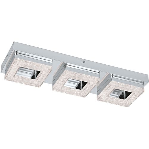 Eglo Fradelo zidna/stropna/3, led, 3x4w, krom/kristal  slika 1